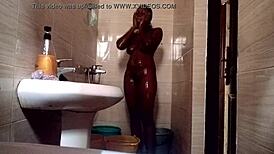 Sweet Kuzy Baths Nasty In Shower