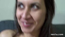 Gorgeous Czech kitten lured from mall for wild POV pounding! 😍