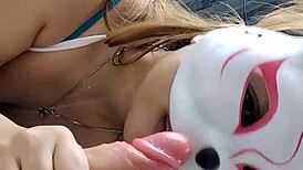 Asian Busty Girlfriend Sucks Your Cock In POV!