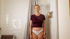 OMG, Stella Cardo’s Dry vs Wet Try-On Haul is Insane with Those Huge Tits! So Cute! 😍