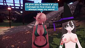 Monster Girl Island: Big Tits in 3D Hentai