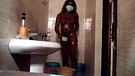 Sweet Kuzy Baths Nasty In Shower