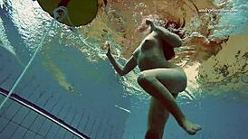 Watch Alla Swim Naked in the Hot Pool with Juicy Curves! 😍