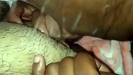 Blowjob from 18-year-old ebony girl i met on pof