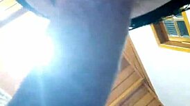 I couldn't resist and choked on the pastor's cock at church