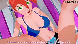 I watch grown Gwen Tennyson in bikini sex on the beach