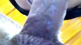 I couldn't resist and choked on the pastor's cock at church