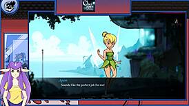 ¡Bienvenida Tinkerbell! Porno de cuento de hadas Parte 1