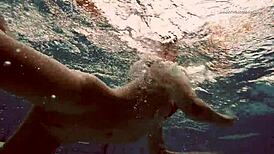 Watch Alla Swim Naked in the Hot Pool with Juicy Curves! 😍