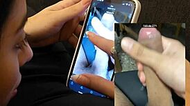 my girlfriend reacts to big cocks 😍