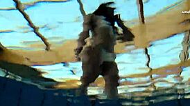 Watch Alla Swim Naked in the Hot Pool with Juicy Curves! 😍