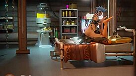 junker queen catches guy stealing from her she has her way with him