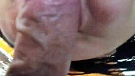 I couldn't resist and choked on the pastor's cock at church