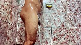 Watch Me Stroke My Smooth Cock In See Through Gear, Loving The Interracial Solo Masturbation.