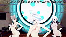 Genshin Impact MMD Chung Ha Gotta Go with Lynette Furina Arlecchino