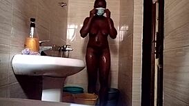 Sweet Kuzy Baths Nasty In Shower