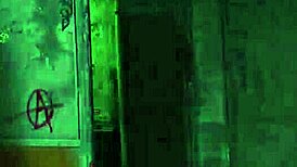 Ebony Plugs Anal and Bangs Two Babes with Strapon.