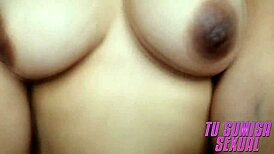 finally got our sexy latina neighbor on camera moaning loudly