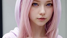 Teen babe with big ass and tits.