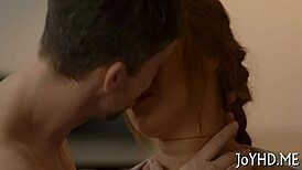 This young girl is getting fucked in missionary and doggystyle, her tight pussy is amazing!