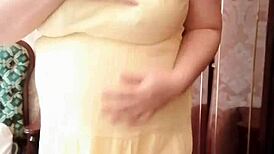 Pregnant wife touching herself while husband’s away—what’s she hiding from him?