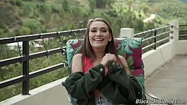 petite sera ryder bts at dogfart network before being destroyed by 2 black cocks