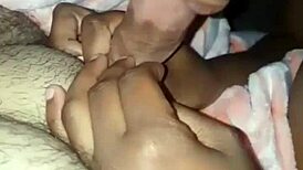 Blowjob from 18-year-old ebony girl i met on pof