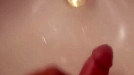 Big dick stroking session