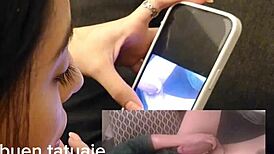 my girlfriend reacts to big cocks 😍