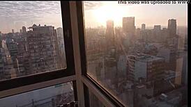 earning jets of cum live on stage with big cock 😏