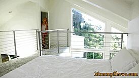 I pleasure that smalltits stepdaughter with the milf in 69!