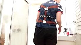 Wife With Hairy Pussy Shows Off Tits