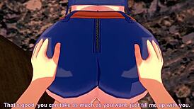 Android 18 sucks and gets fucked in wild POV positions from Dragon Ball Z