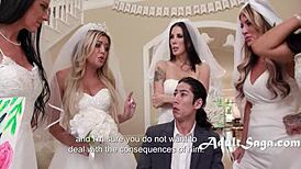 Hey, Hysterical Bride and Crew Gangbang the Guy Who Ruined Their Weddings!