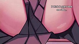 Succubus Student in Hentai Cosplay Drains Your Energy with Jerk Off Instructions