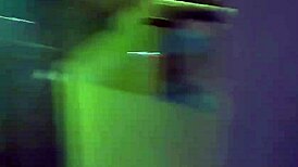 Blonde Backstage Craves Monster Cock Fingering Assfucking in Shower