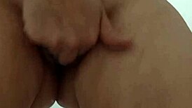 Asian wifey Miss Bea shows all holes, finger fucks herself with four fingers for your thrill.