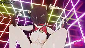 Beidou Unmasked Bitch Rides And Squirts Hard