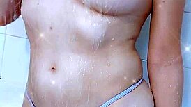 Check out step sister in lingerie shower