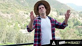 Penelope Kay, teen exhibitionist, fucks while wife watches