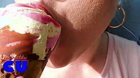 I Suck Ice Cream Like a Big Cock!