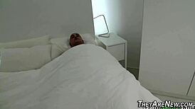 teen newbie gets pussy jizzed by monster cock 😘