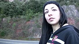 Fucking hard in public right around a historic monastery site