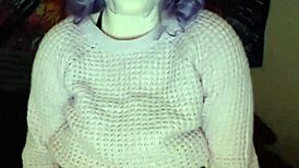 goth with huge natural tits