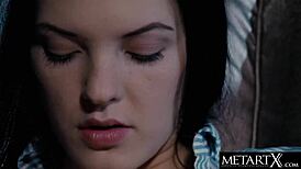 Cute Brunette MASTURBATES to WILD ORGASM