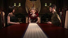 Blonde Threesome Slams Hard with Monster Cock