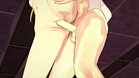 Futa Makima Penetrates Moaning Power in 3D Hentai!