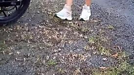 showing tits and pussy in public