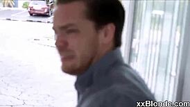 Teen Blonde Voyeur Watches Pussy And Cock Anal