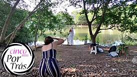 i'm feeling the halloween fantasy outdoors with my small tits tattooed